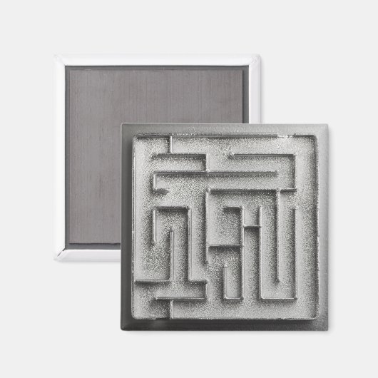 Zilvermaze Magneet (Voorkant / Achterkant)