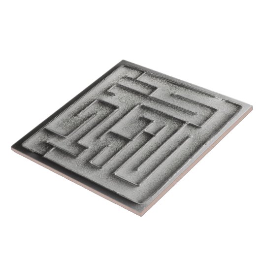 Zilvermaze Tegeltje (Zijkant)