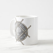 Zilvermedaille (symbool) koffiemok (Voorkant links)