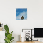 Zilvermeeuw Afdruk Poster (Thuiskantoor)