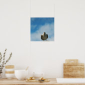 Zilvermeeuw Afdruk Poster (Keuken)