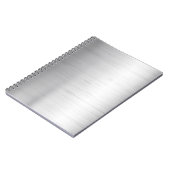 Zilvermetalen textuur notitieboek (Linkerzijde)