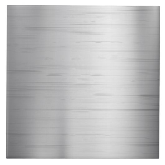 Zilvermetalen textuur tegeltje (Voorkant)