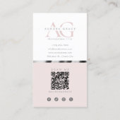 zilvermetallic gratie visitekaartje (Achterkant)