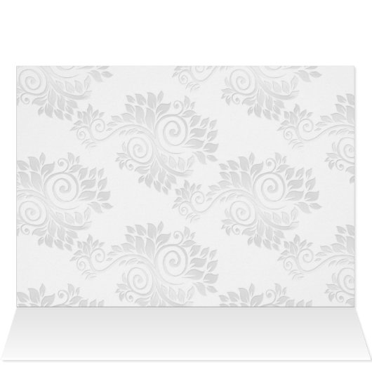 zilvermonogram zitkaart (Binnen Horizontaal (Boven))