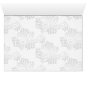 zilvermonogram zitkaart (Binnen Horizontaal (Onder))