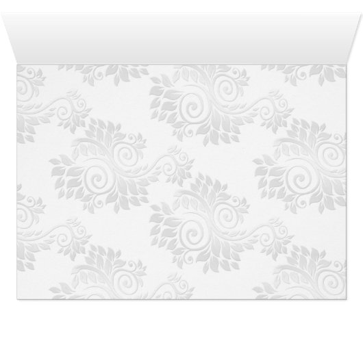 zilvermonogram zitkaart (Binnen Horizontaal (Onder))