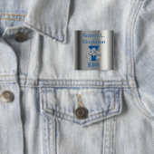 Zilvernaam badge #2 vierkante button 5,1 cm (In situ)