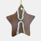 Zilveroneindig Keramisch Ornament (Rechts)