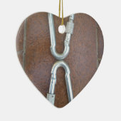 Zilveroneindig Keramisch Ornament (Rechts)