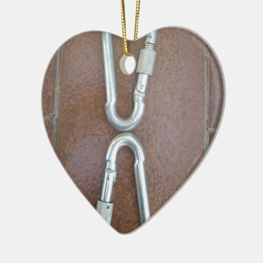 Zilveroneindig Keramisch Ornament (Links)