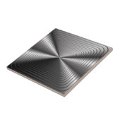 Zilveroptische illusie tegeltje (Zijkant)