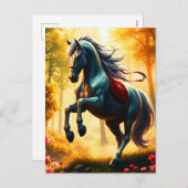 ZILVERPAARD FEESTDAGENKAART (Voorkant / Achterkant)