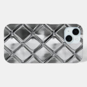 zilverpatroon van Bord Case-Mate iPhone Case (Achterkant (horizontaal))