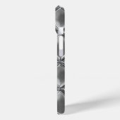 zilverpatroon van Bord Case-Mate iPhone Case (Achterkant / Links)