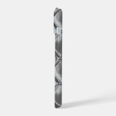 zilverpatroon van Bord iPhone 15 Case (Linkerkant)