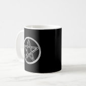 Zilverpentagram Koffiemok (Voorkant links)