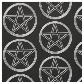 Zilverpentagram Stof (Swatch)