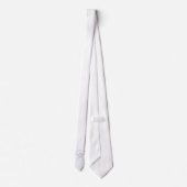 zilverpentakel stropdas (Achterkant)