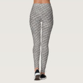 Zilverronde juwelen leggings (Achterkant)