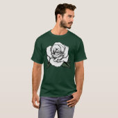 zilverroos t-shirt (Voorkant volledig)