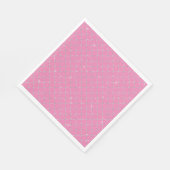 zilverroze zeemeermin servet (Hoek)