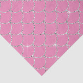 zilverroze zeemeermin tissuepapier (Detail)