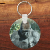 Zilverrug Gorilla Sleutelhanger (Voorkant)