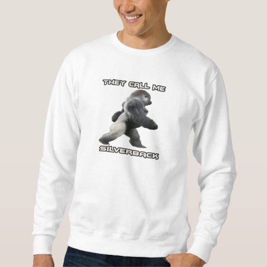 Zilverrug Gorilla Trui (Voorkant)