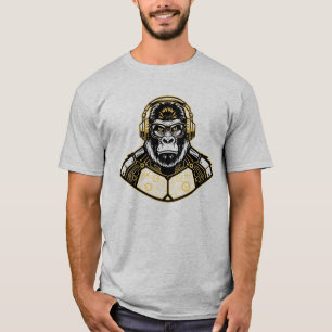 Zilverrug Gorilla Vector Software Engineer Street T-shirt