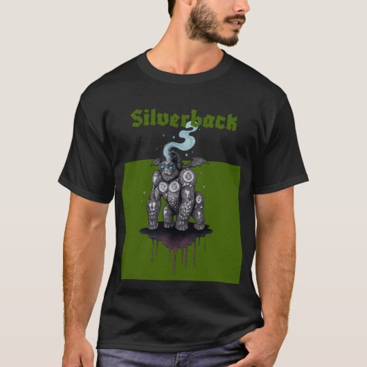 Zilverruggorilla T-shirt (Voorkant)