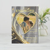 Zilversatin & goudbloem-splendor kaart (Staand voorkant)