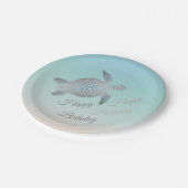 Zilverschildpad | Gefeliciteerd Papieren Bordje (Gekanteld)