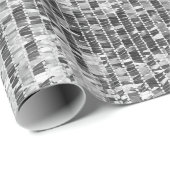 Zilversequenties naadloos patroon cadeaupapier (Rol Hoek)