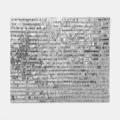 Zilversequenties naadloos patroon fleece deken (Voorkant (Horizontaal))