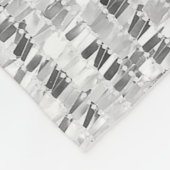 Zilversequenties naadloos patroon fleece deken (Hoek)