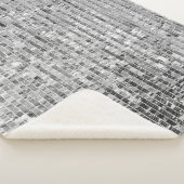 Zilversequenties naadloos patroon sherpa deken (3/4)