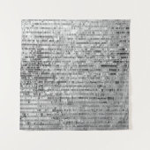 Zilversequenties naadloos patroon wandkleed (Voorkant (horizontaal))