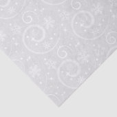 Zilversneeuwvlokachtergrond Tissuepapier (Detail)