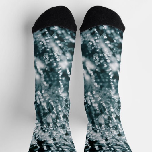 Zilversparingen Bevroren IJsbellen abstract Sokken (Top)
