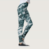 Zilversparren Bevroren ijzeepbellen Leggings (Rechts)