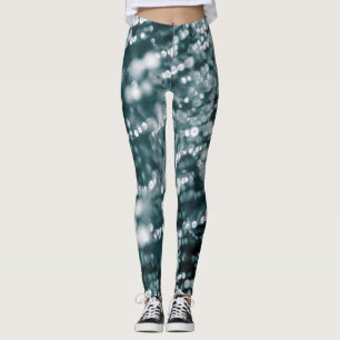 Zilversparren Bevroren ijzeepbellen Leggings