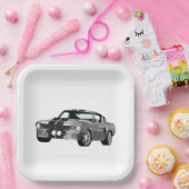 Zilverspieren Papieren Bordje (Feest)