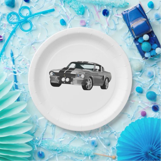 Zilverspieren Papieren Bordje (Feest)