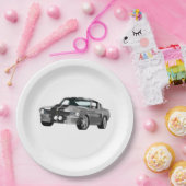 Zilverspieren Papieren Bordje (Feest)