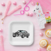 Zilverspieren Papieren Bordje (Feest)