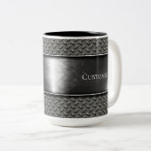 Zilverstaal Mok (Voorkant rechts)