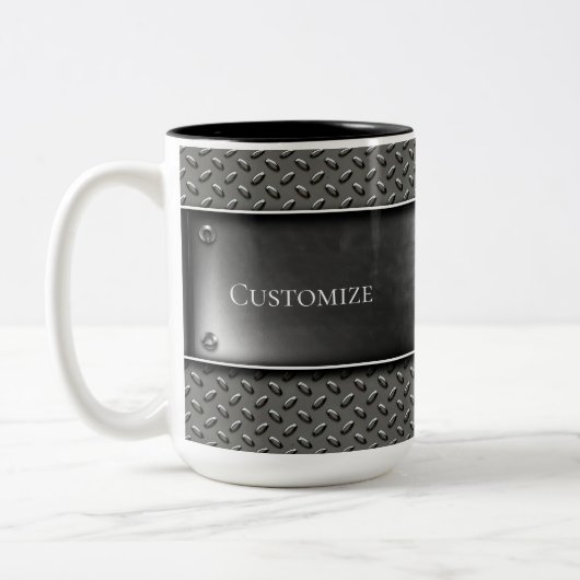 Zilverstaal Mok (Links)