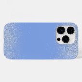 Zilverstof en blauwe telefoonhoesje Case-Mate iPhone case (Achterkant (horizontaal))