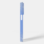 Zilverstof en blauwe telefoonhoesje Case-Mate iPhone case (Achterkant / Rechts)